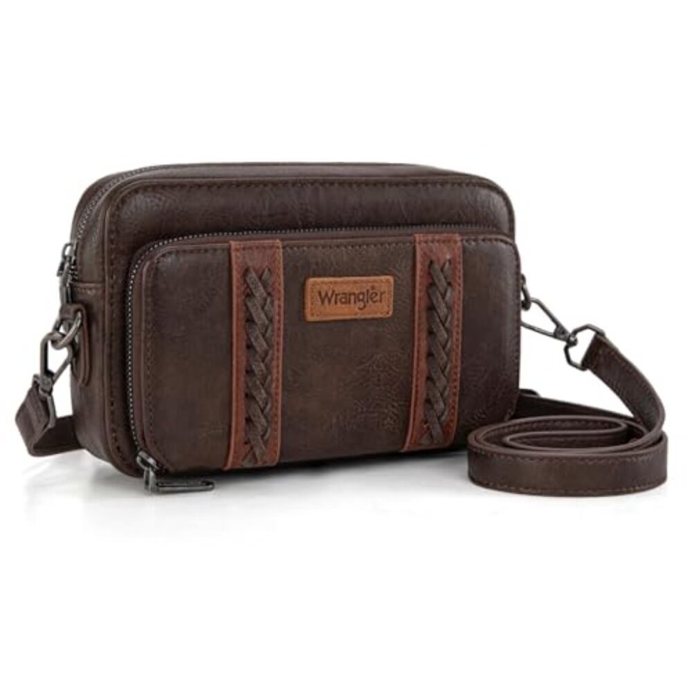 Small Crossbody Bag with Adjustable Strap, Multiple Pockets, 7.8x3.2x5.6 - Picture 5 of 8
